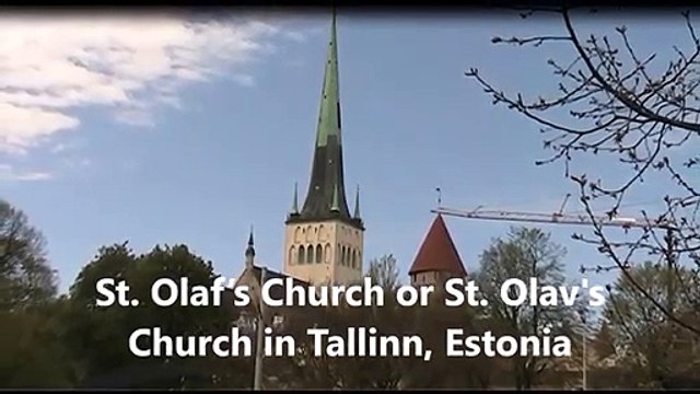 St. Olaf’s Church or St. Olav's Church in Tallinn, Estonia