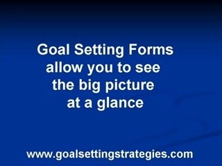 Goal Setting Forms to Achieve Your Dreams ✨