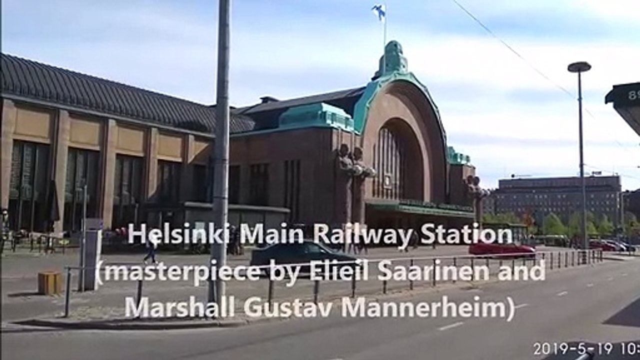 Helsinki Main Railway Station (masterpiece by Elieil Saarinen and Marshall Mannerheim)
