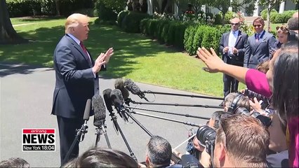 Trump touts "beautiful letter" from N. Korean leader Kim Jong-un