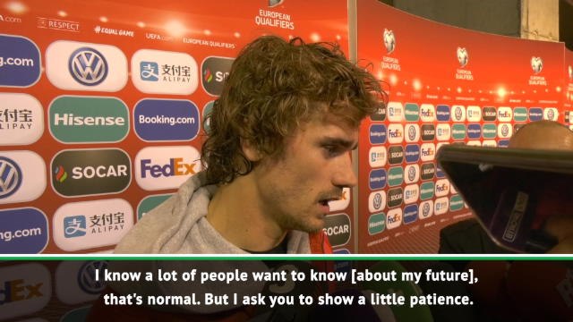 Griezmann 'impatient' to resolve future after Andorra win