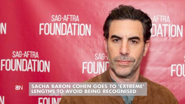Sacha Baron Cohen Hides His Identity
