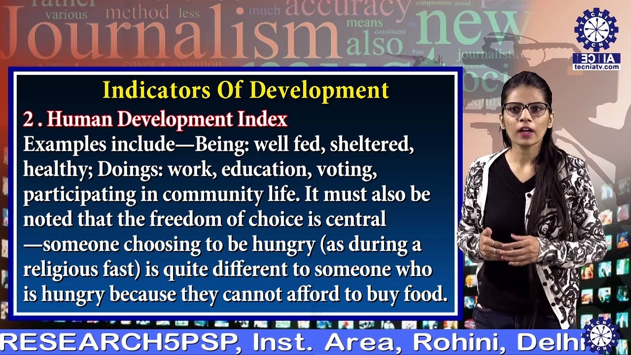 Ms. Mansi Chopra || Indicators Of Developmen || TIAS || TECNIA TV