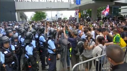 Hong Kong protests: 72 injured in violence, two in serious condition