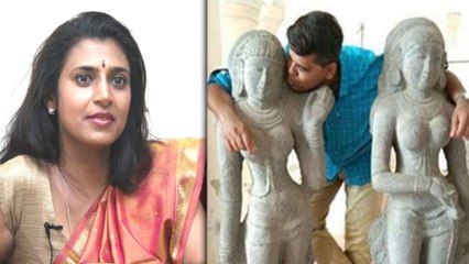 Actress Kasthuri: கோவில் சிலைகளை அவமதித்த இளைஞர்..வெளுத்த வாங்கிய கஸ்தூரி- வீடியோ