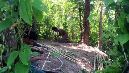 Build underground hidden house in deep forest