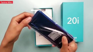Honor 20i Unboxing hands on video