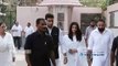 Aishwarya & Abhshek Bachchan At The Funeral Of Sheetal Jain