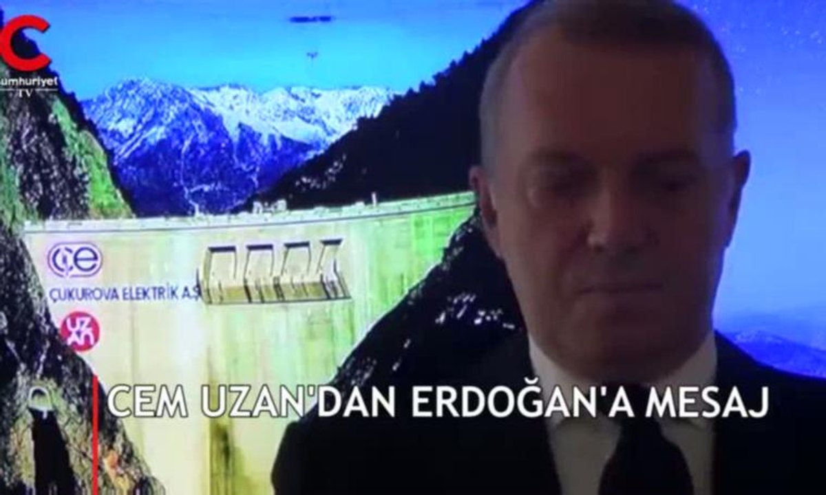 Cem Uzan’dan Erdoğan’a mesaj