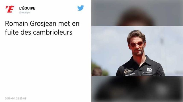 Formule 1. Romain Grosjean fait fuir deux cambrioleurs de son domicile