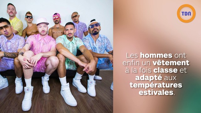 Tendance de l'été : les chemisettes et shorts en dentelle pour les hommes !