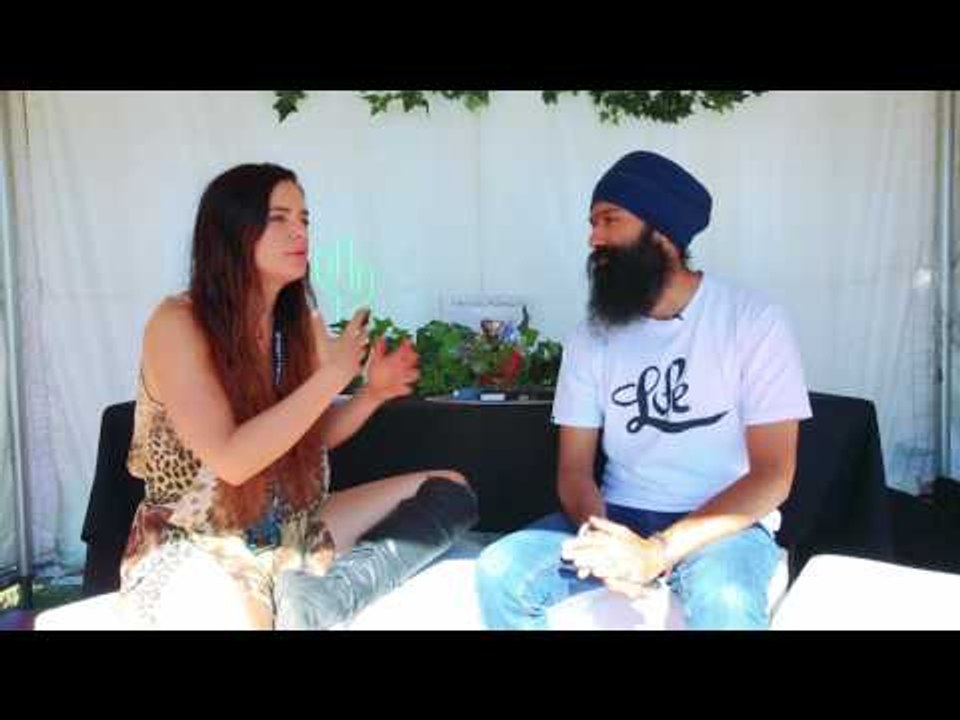 L-Fresh The Lion Talks Good Vibes @ Groovin' The Moo 2017