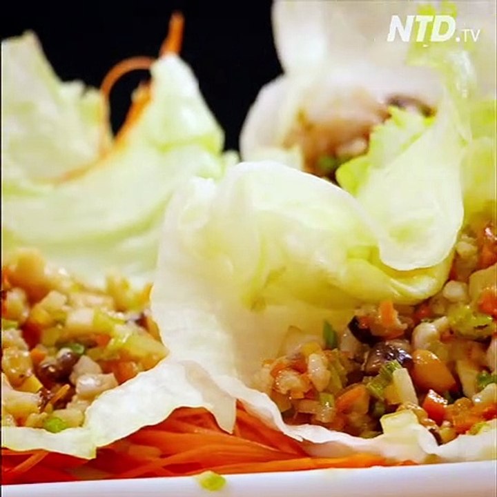 Recipe of the Day】Chicken lettuce wraps  FULL RECIPE