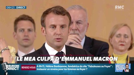 Le mea culpa de Macron sur les gilets jaunes - ZAPPING ACTU DU 12/06/2019