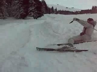 Romain et moi les pro pistes vertes à Meribel Part1