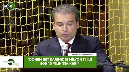 Kaan Karçal: "Dönem net karımız 81 milyon TL ile son 10 yılın tek karı"