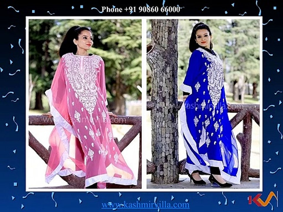 Latest Embroidered Kashmiri Dresses Collection for Women
