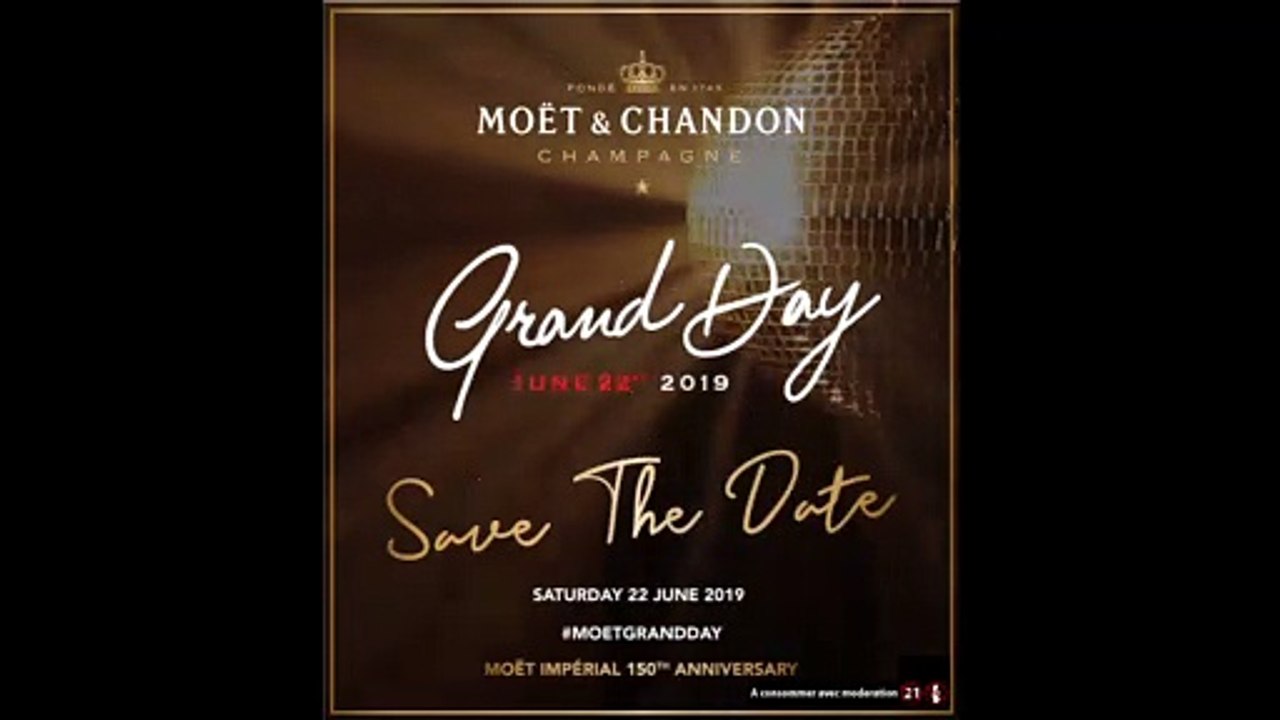 MOËT GRAND DAY - Save The Date -  22 juin 2019 à Douala