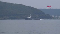 ÇANAKKALE Rus savaş gemisi 'Veliky Ustyug' Çanakkale Boğazı'ndan geçti