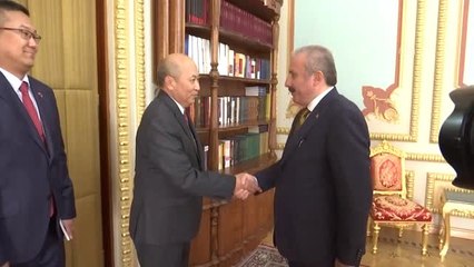 TBMM Başkanı Şentop, Moğolistan'ın Ankara Büyükelçisi Bold'u kabul etti