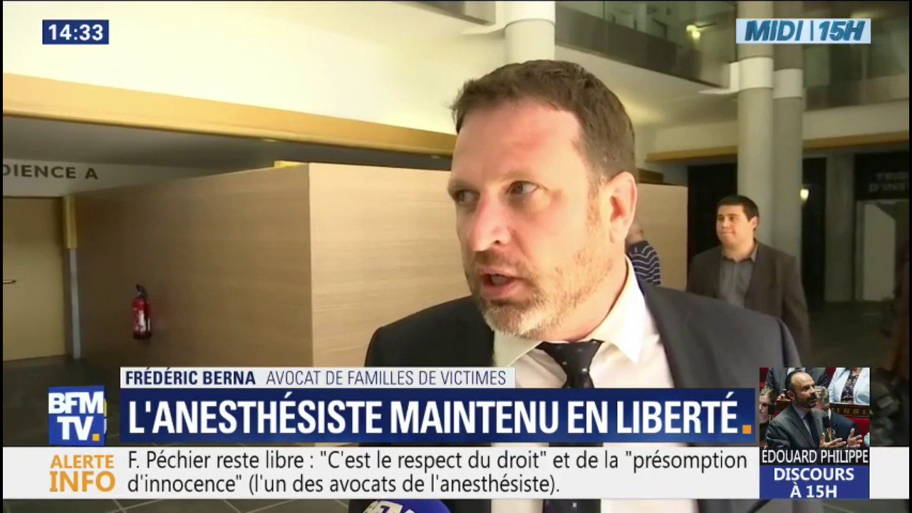 Frédéric Péchier reste en liberté: "C'est une décision qui est un peu surprenante" (avocat de familles de victimes)