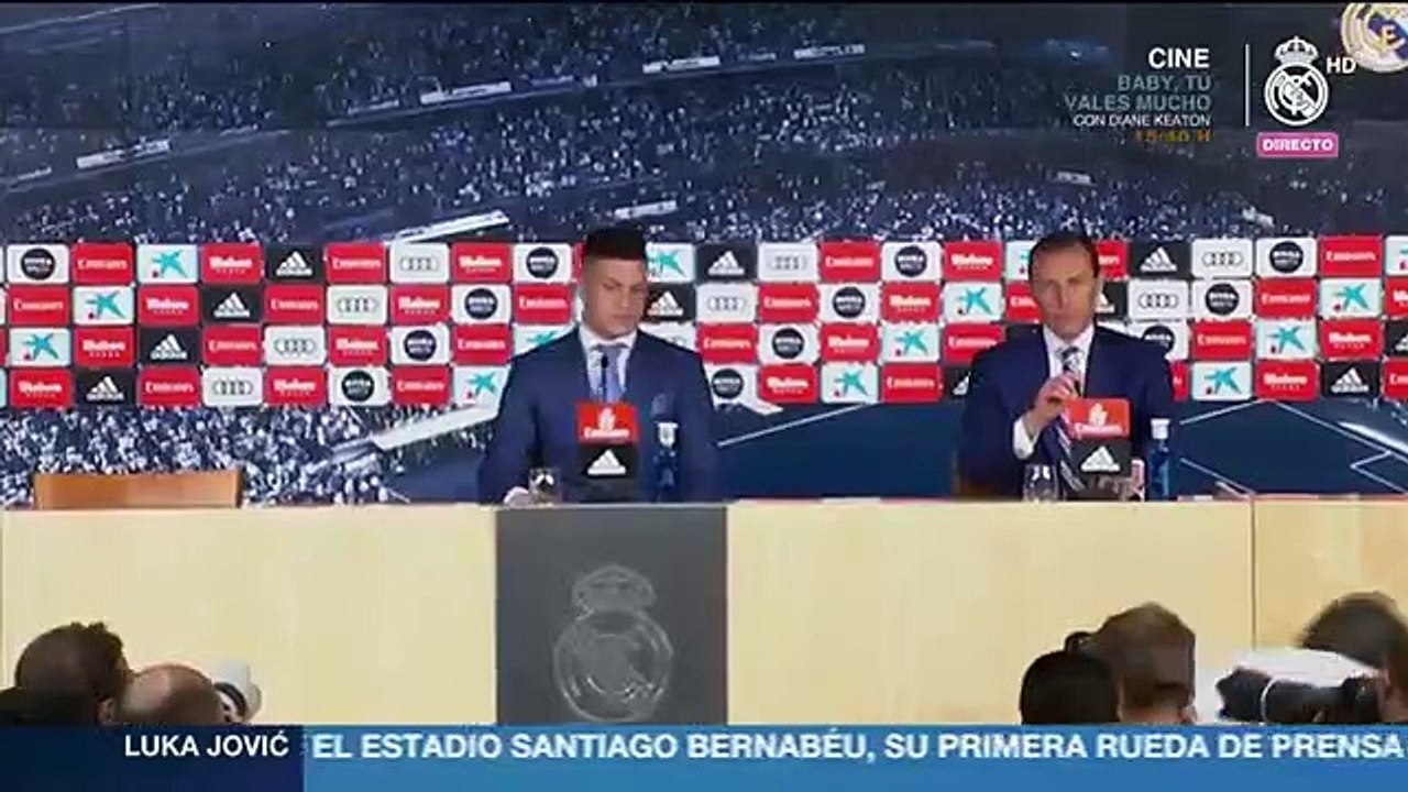 Luka Jovic: "Soy el chico más feliz del mundo, es un orgullo estar en el Real Madrid"