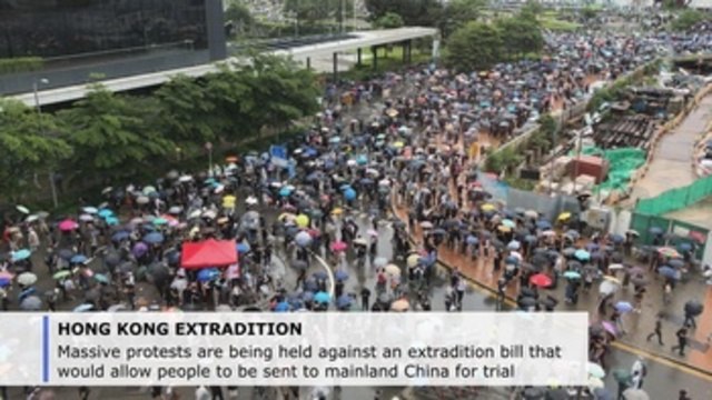 Massive protests in Hong Kong delays extradition bill debate