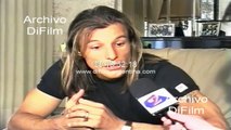 Claudio Caniggia speaks after the loss of his mother 1996