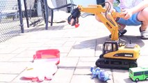 Excavator, Truck, Cars & Dump Trucks Construction Toy Vehicles for Kids Pretend Play