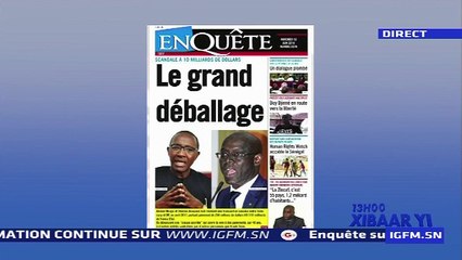 REPLAY - Revue de Presse - Pr : MAMADOU MOUHAMED NDIAYE - 12 Juin 2019
