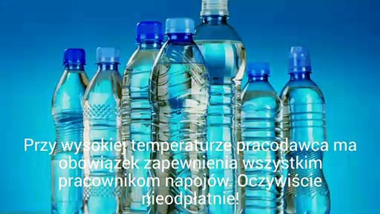 Do czego ma prawo pracownik w czasie upałów? Napoje chłodzące, praca w chłodzonych pomieszczeniach, czas wolny