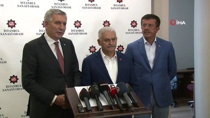 Binali Yıldırım, Sanayi Odası  yönetimi ile toplantında bir araya geldi