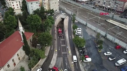 PENDİK'TE SU SABAN ALT GEÇİDİN HAVADAN GÖRÜNTÜLERİ