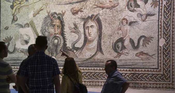Dünyaca ünlü Zeugma Mozaik Müzesi'ni bayramda 22 bin kişi ziyaret etti