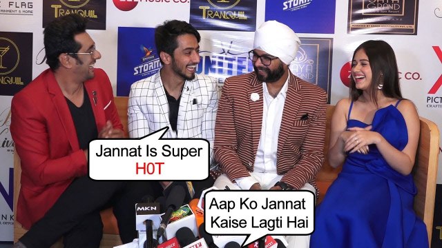 TIK TOK Star Faisu Opnely Flirt's With GF Jannat In Front Of Media At The Launch Of His New Song