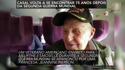 75 anos depois da guerra, este americano encontra o amor de sua vida na França (vídeo)