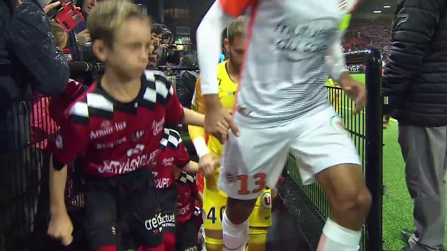 J9 EA Guingamp - Montpellier Hérault SC ( 1-1 ) - Résumé - (EAG - MHSC) 2018-19