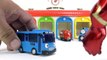 MARVEL Spider-Man & Thomas & Friends & Disney Cars & Tayo Small Bus Garage Toy & Sneak Monster Toy