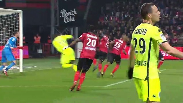 J26 EA Guingamp - Angers SCO ( 1-0 ) - Résumé - (EAG - SCO) 2018-19