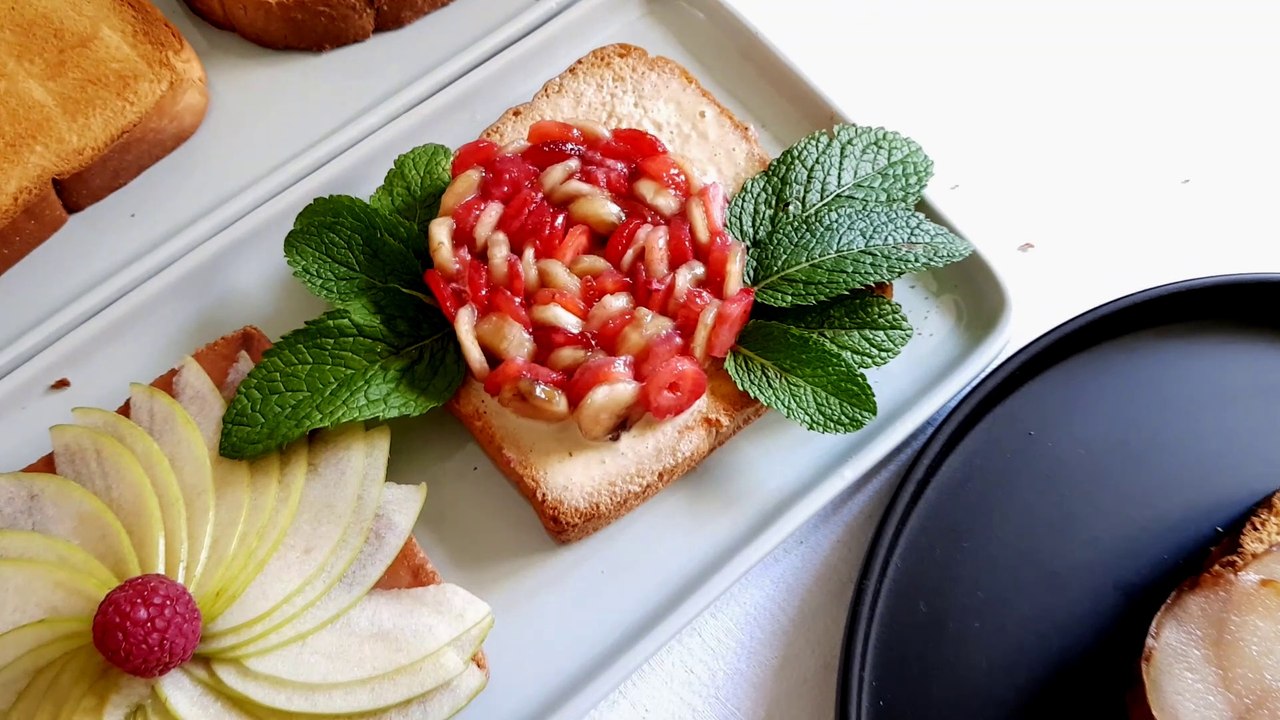 Insolite : Sarah et l'art des tartines