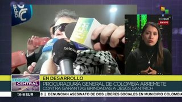 Colombia: Santrich reitera su compromiso con los temas sociales