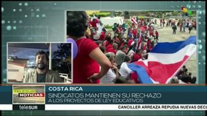 Costa Rica: sindicatos mantienen rechazo a proyectos de ley del gob.