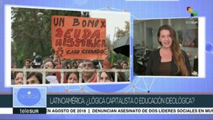 Chile: profesores realizan gran marcha en defensa de la educación
