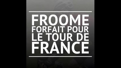 Tour de France : Chris Froome est forfait!