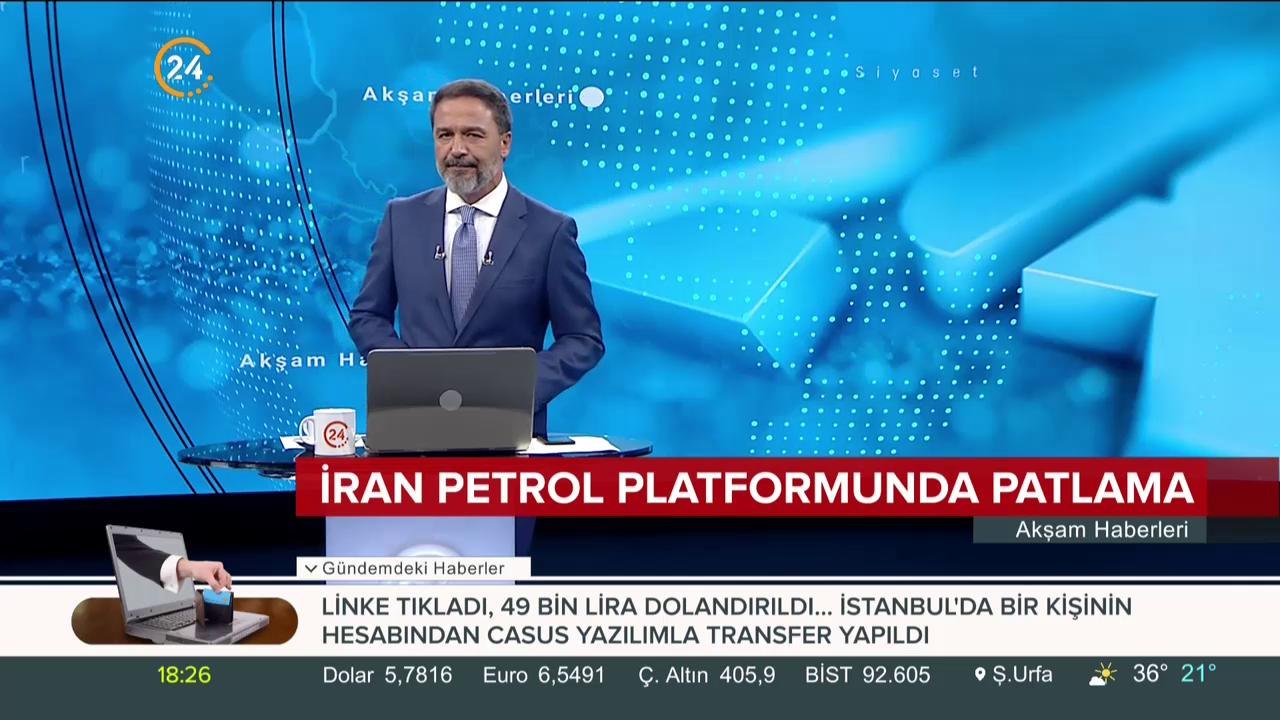 Basra Körfezi'nde İran'a ait petrol platformunda yangın