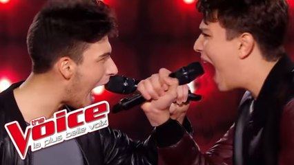 Axel Bauer - Éteins la lumière | Hadrien Collin VS Antoine | The Voice France 2016 | Battle