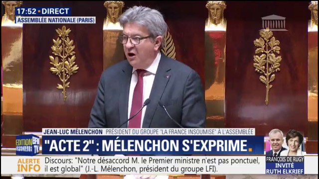 Jean-Luc Mélenchon face à Edouard Philippe: Quoi qu'il arrive, nous ne céderons pas