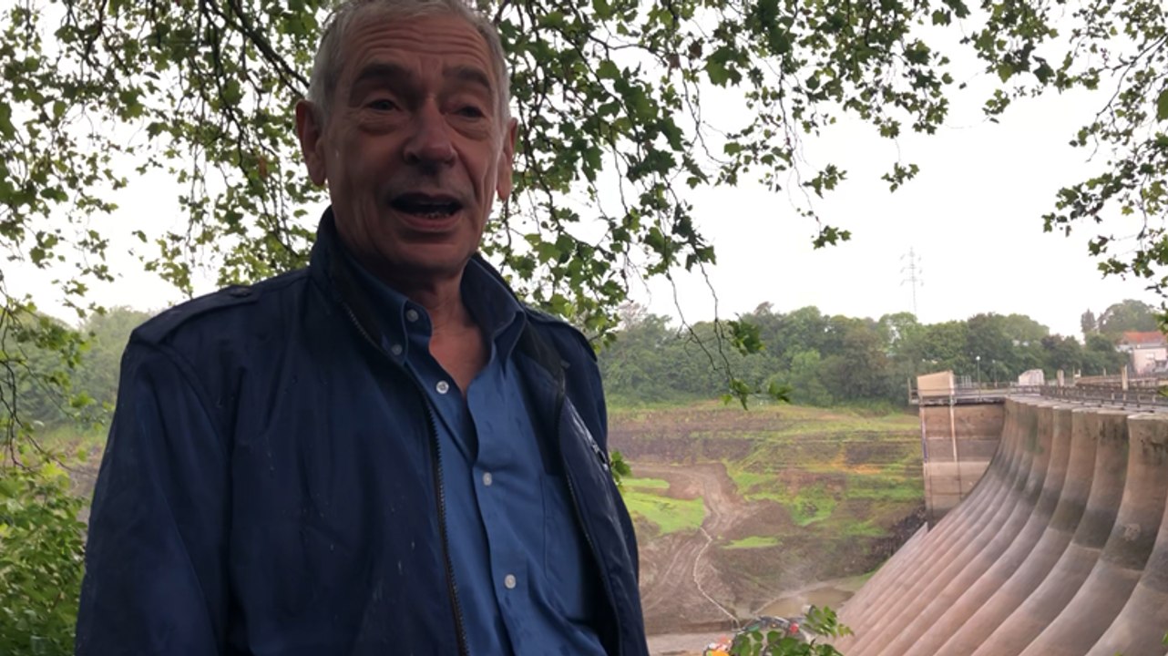 Premier trou dans le barrage de Vezins, le président de l’association des Amis du barrage s’exprime
