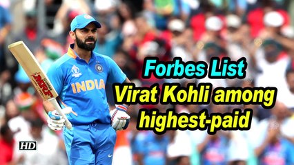 Download Video: Kohli lone cricketer in Forbes list of highest-paid athletes