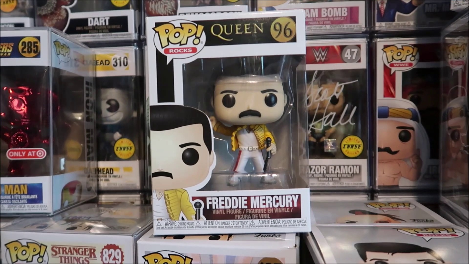 Queen Freddie Mercury Wembley Stadium 1986 Pop! Vinyl Figure 96 - video  Dailymotion